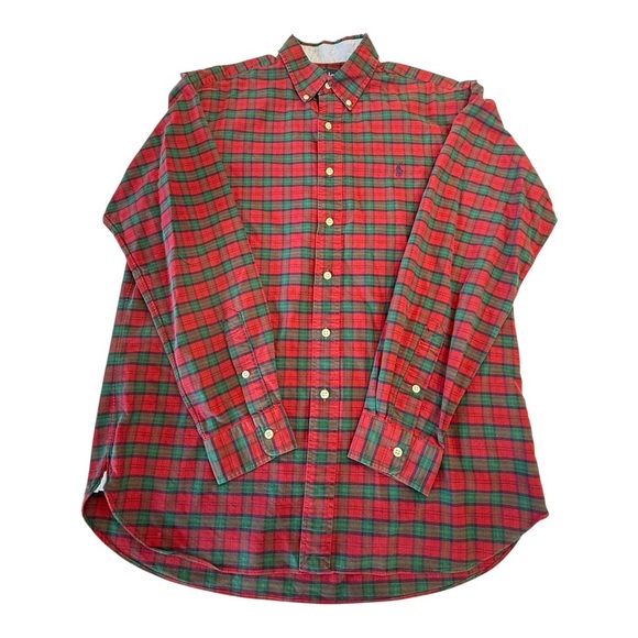 Ralph Lauren Long Sleeve Button Down Oxford Size L - Picture 1 of 3